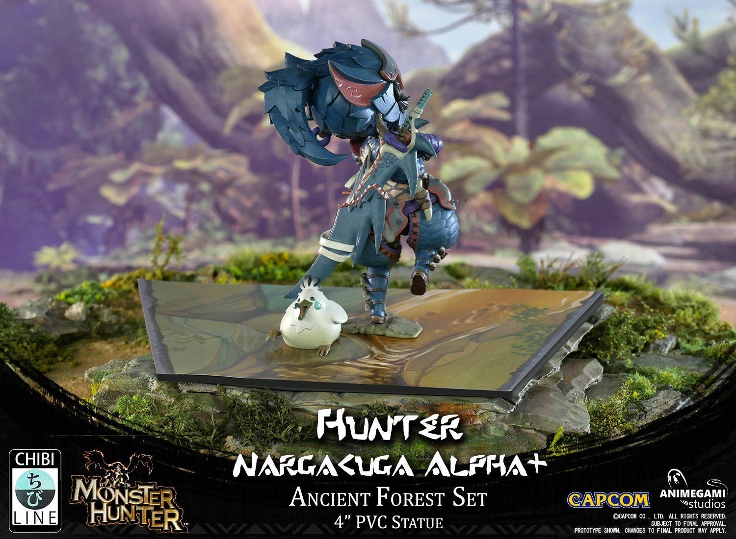 Monster Hunter World - Fuwafuwa Quinna - Hunter - Ancient Forest - Chibi Line - Nargacuga Alpha+ (Animegami Studios) photo 23