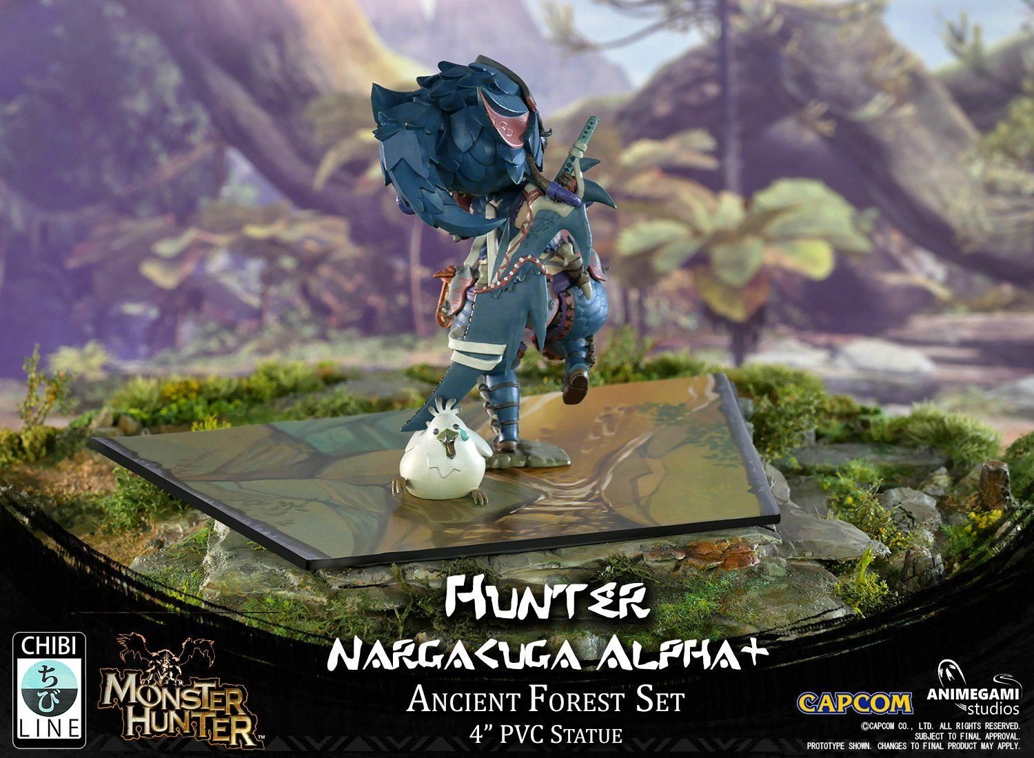 Monster Hunter World - Fuwafuwa Quinna - Hunter - Ancient Forest - Chibi Line - Nargacuga Alpha+ (Animegami Studios) photo 24