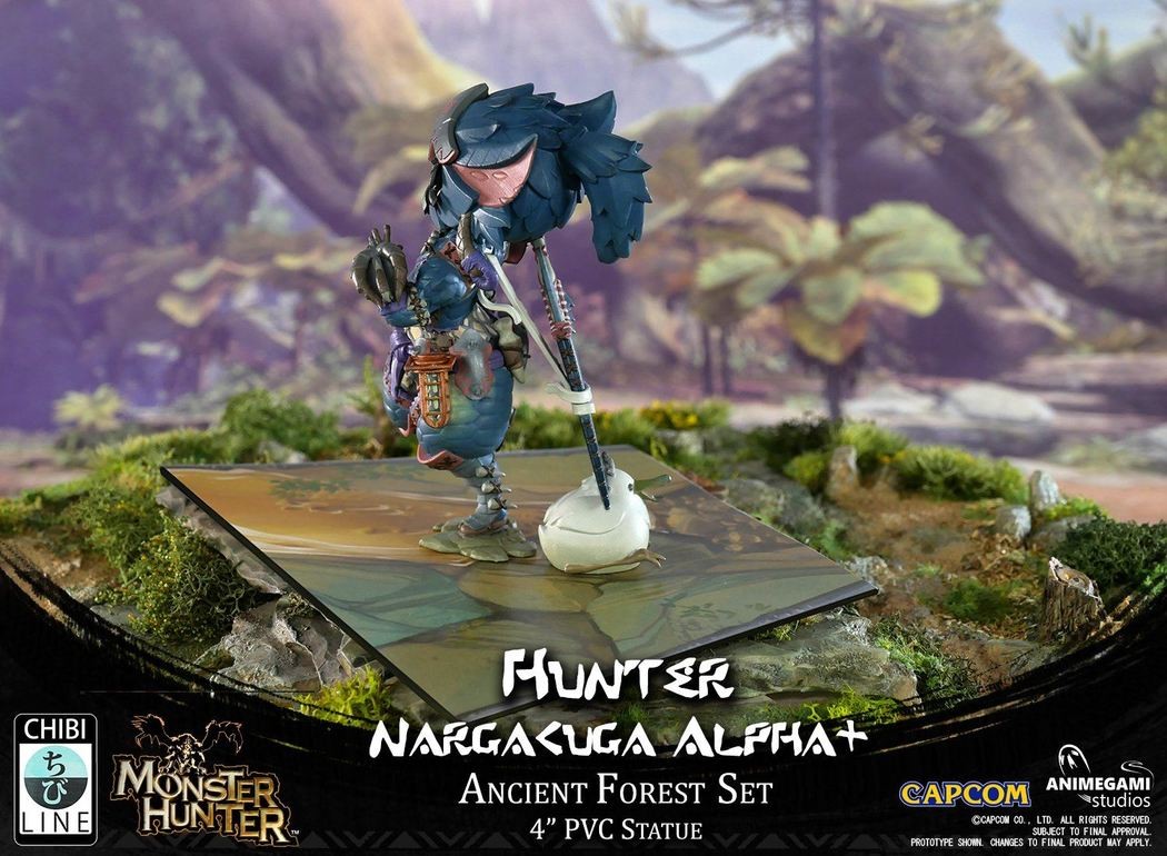 Monster Hunter World - Fuwafuwa Quinna - Hunter - Ancient Forest - Chibi Line - Nargacuga Alpha+ (Animegami Studios) photo 27