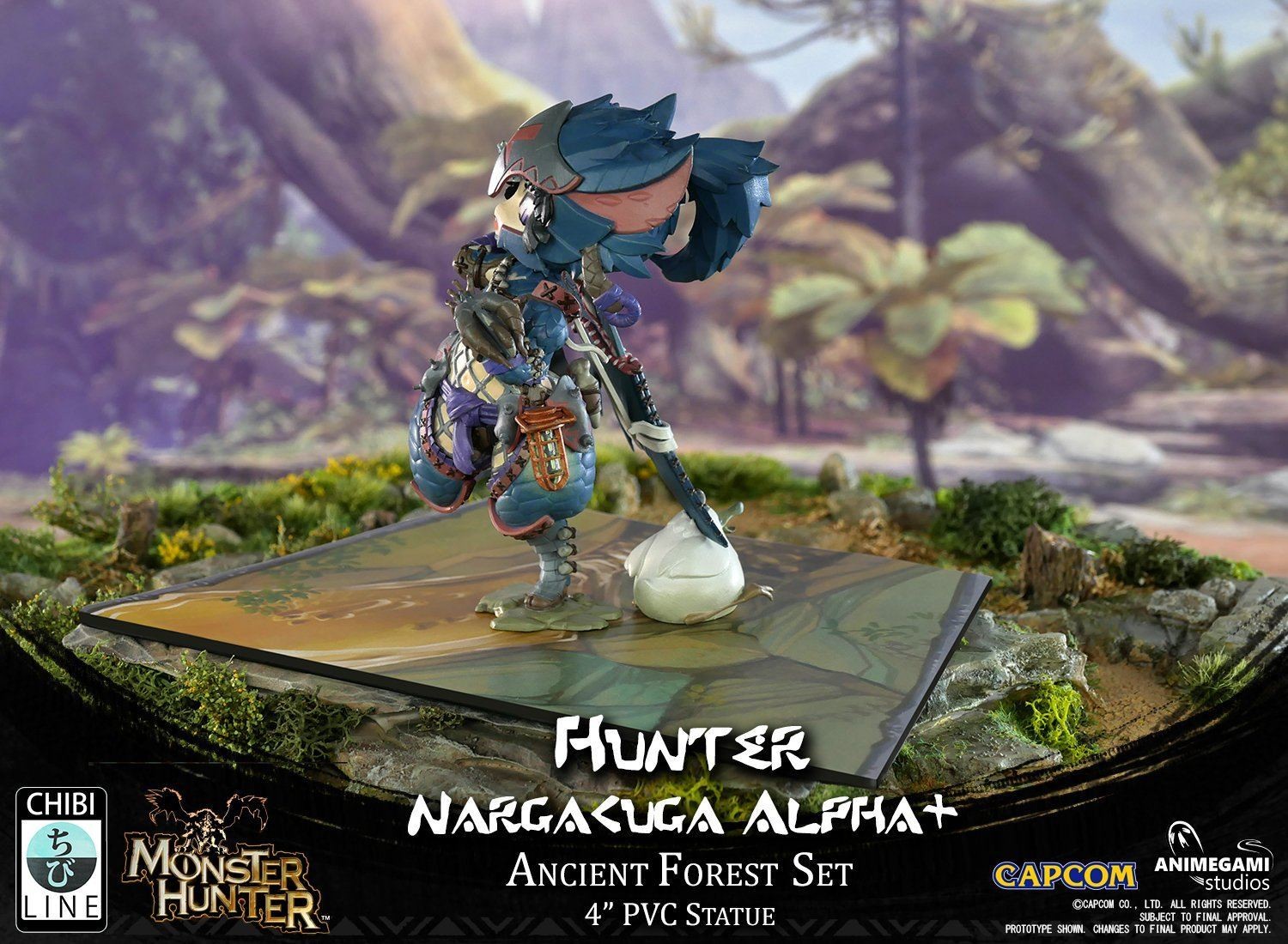 Monster Hunter World - Fuwafuwa Quinna - Hunter - Ancient Forest - Chibi Line - Nargacuga Alpha+ (Animegami Studios) photo 28