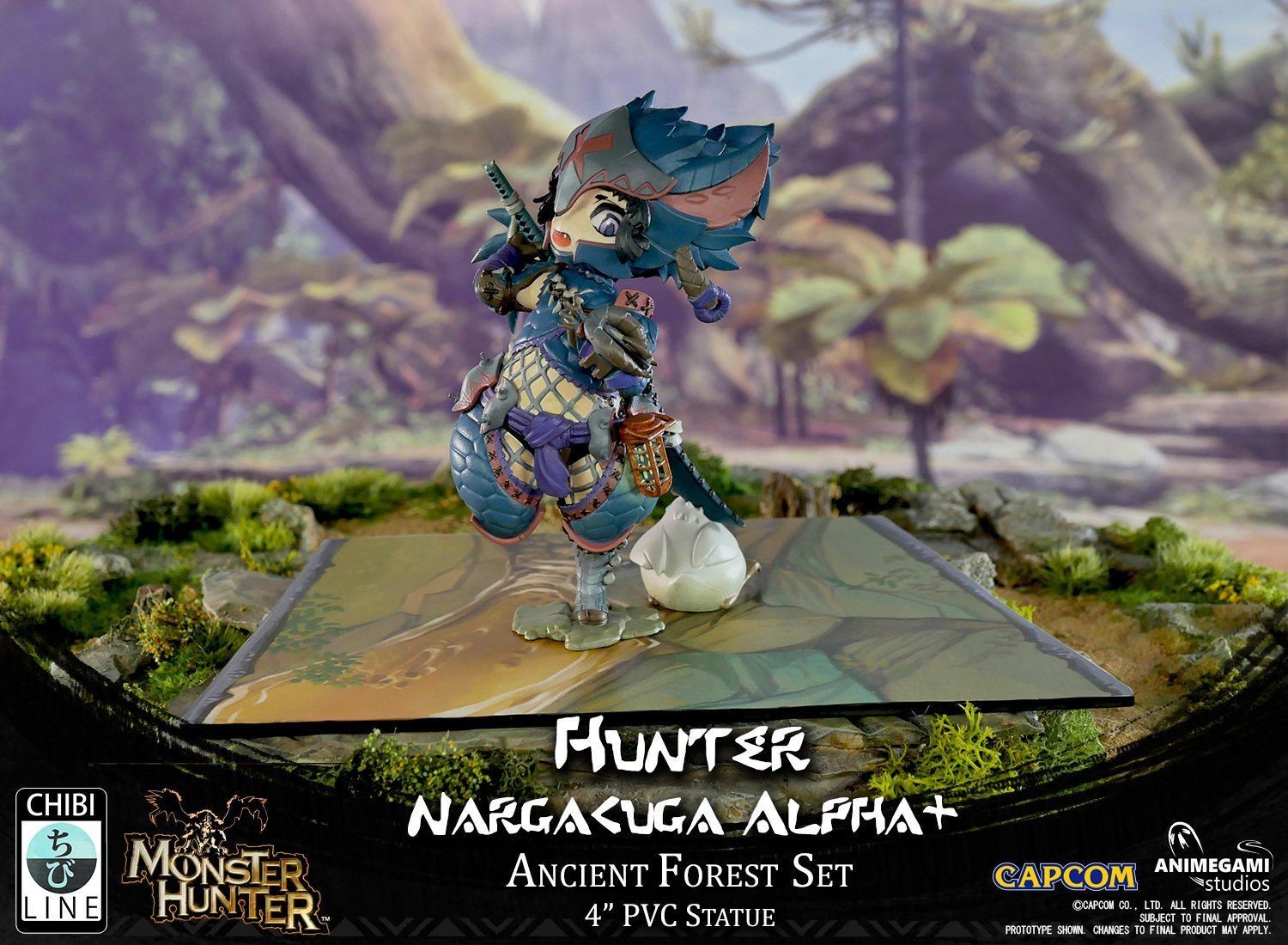 Monster Hunter World - Fuwafuwa Quinna - Hunter - Ancient Forest - Chibi Line - Nargacuga Alpha+ (Animegami Studios) photo 29