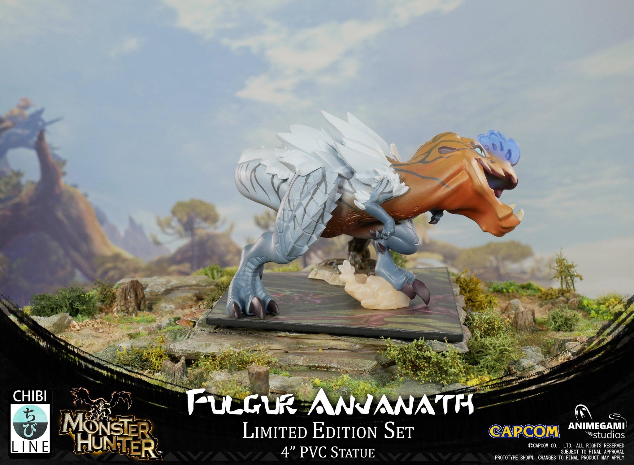 Monster Hunter World - Anjanath - Kaifuku Mitsumushi - Ancient Forest - Chibi Line - Fulgur (Animegami Studios) photo 3