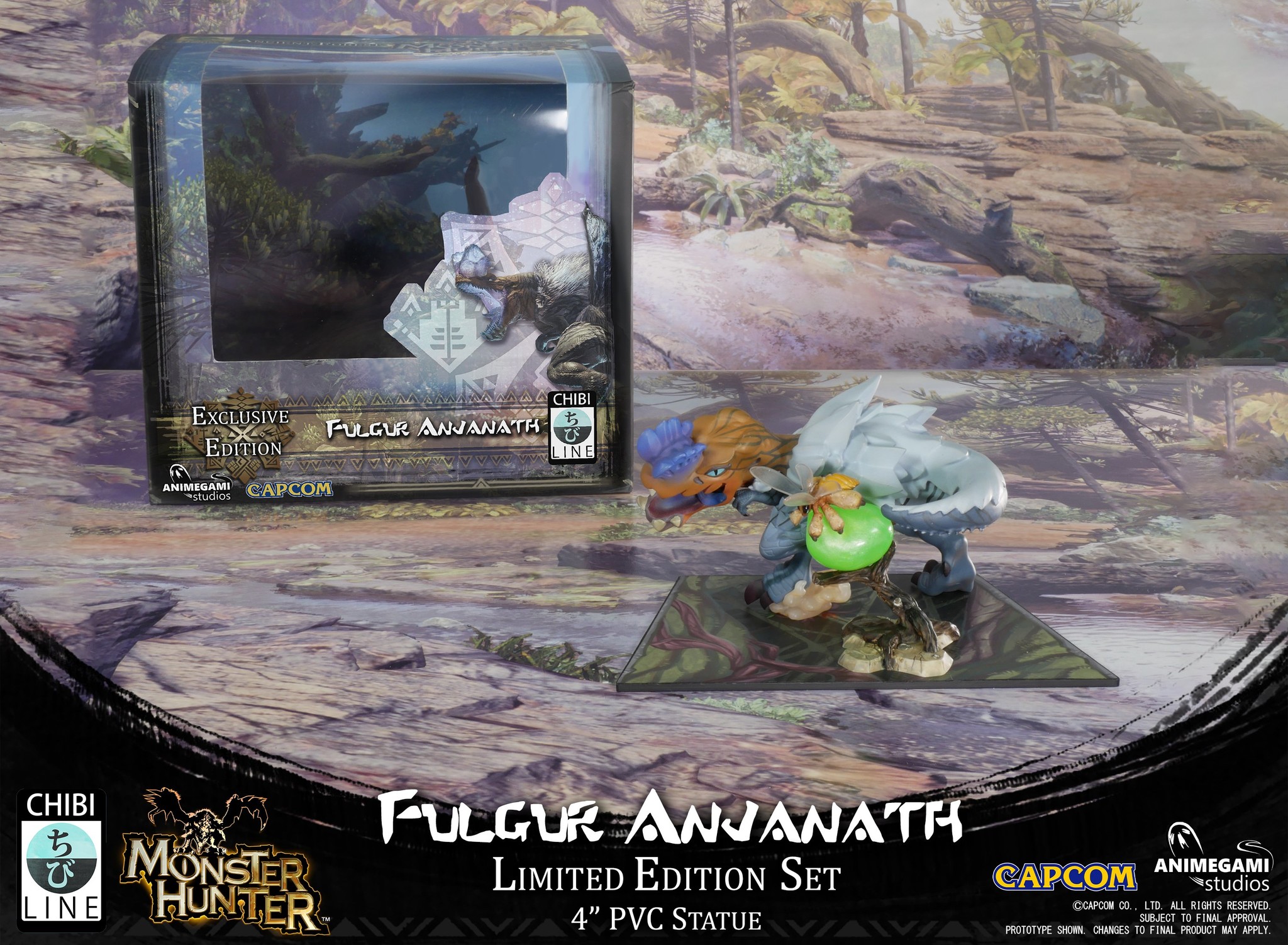 Monster Hunter World - Anjanath - Kaifuku Mitsumushi - Ancient Forest - Chibi Line - Fulgur (Animegami Studios) photo 6