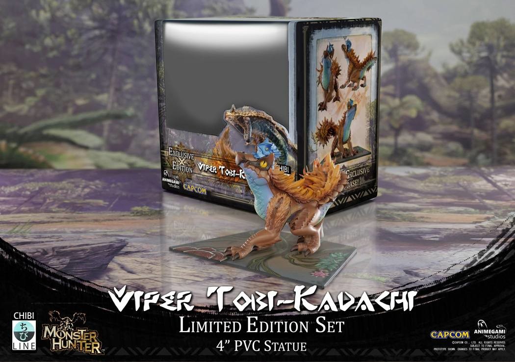 Monster Hunter World - Tobi-Kadachi - Ancient Forest - Chibi Line - Viper (Animegami Studios) photo 4