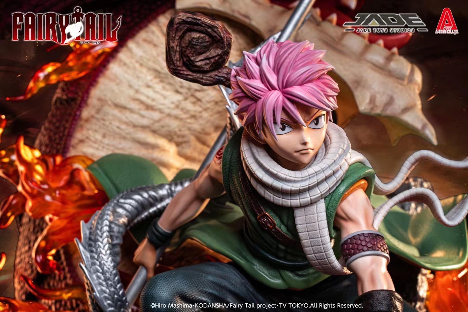 Fairy Tail - Happy - Igneel - Natsu Dragneel - 1/4 - Big Size (A-Toys, JADE Toys Studio) photo 2