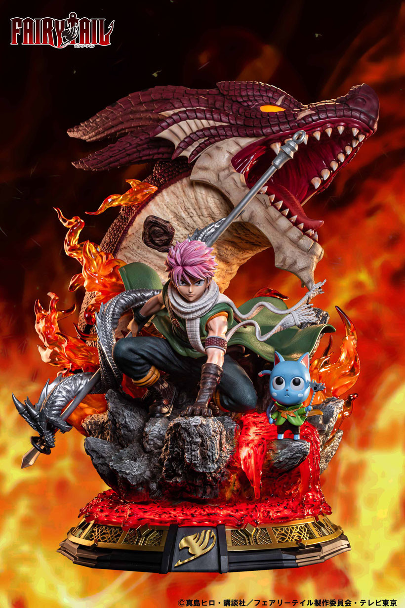 Fairy Tail - Happy - Igneel - Natsu Dragneel - 1/4 - Big Size (A-Toys, JADE Toys Studio) photo 3