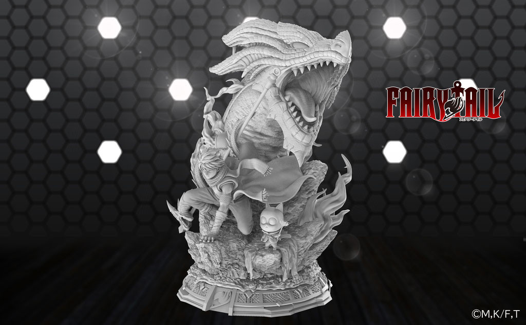 Fairy Tail - Happy - Igneel - Natsu Dragneel - 1/4 - Big Size (A-Toys, JADE Toys Studio) photo 14