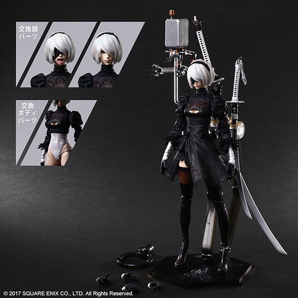 NieR: Automata - Pod 042 - YoRHa No. 2 Type B - Play Arts Kai - DX Edition (Square Enix) photo 7