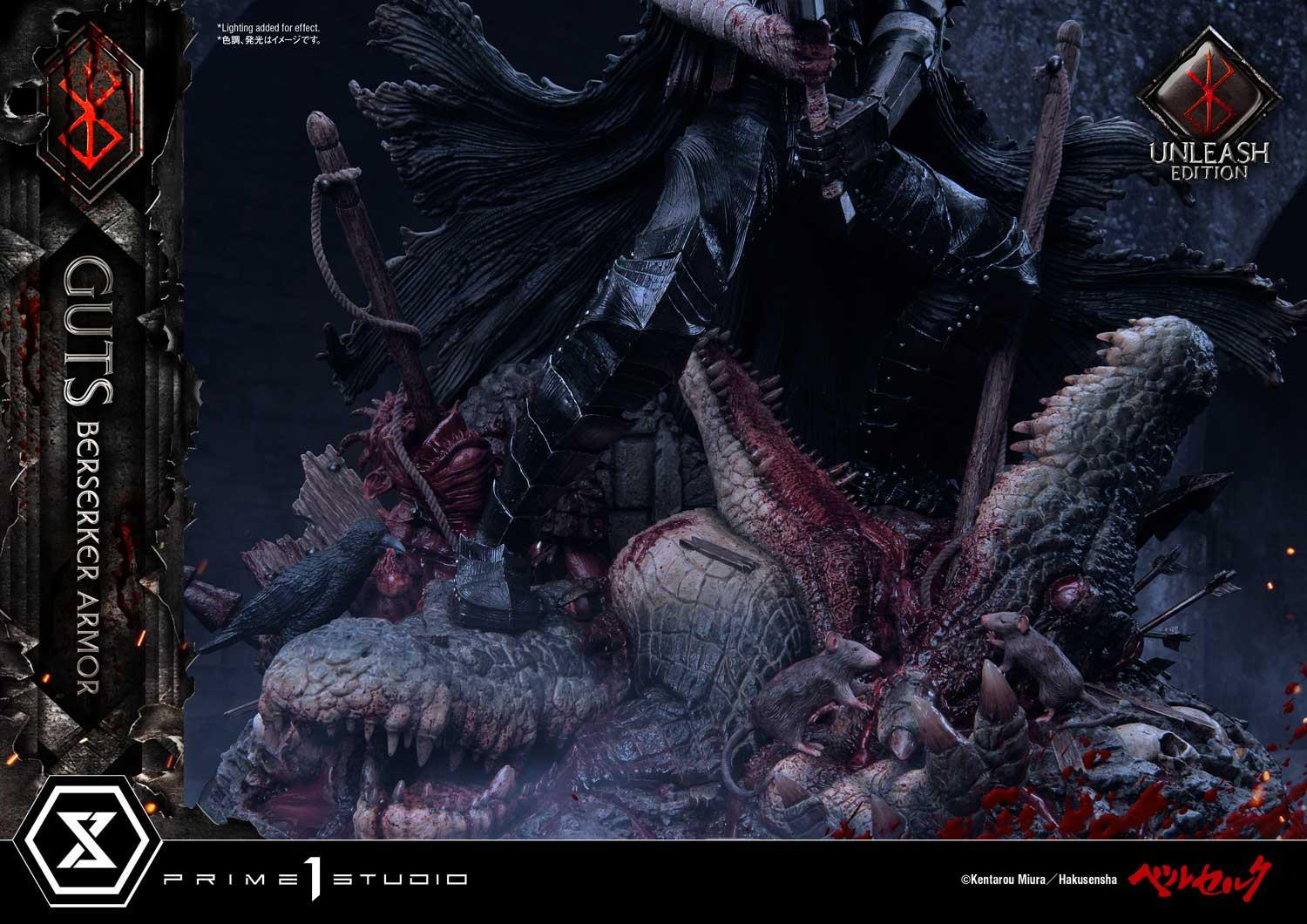 Berserk - Guts - Ultimate Premium Masterline  (UPMBR-17) - 1/4 - Berserker Armor, Unleashed Edition (Prime 1 Studio) photo 9