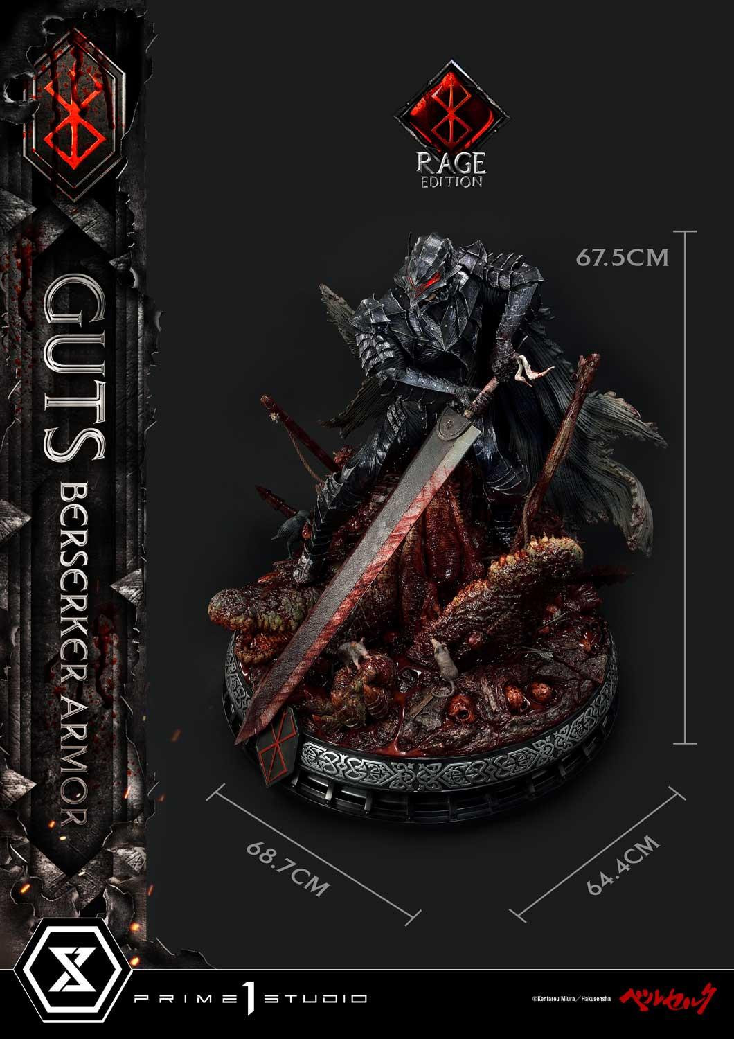 Berserk - Guts - Ultimate Premium Masterline  (UPMBR-18) - 1/4 - Berserker Armor, Rage Edition (Prime 1 Studio) photo 31