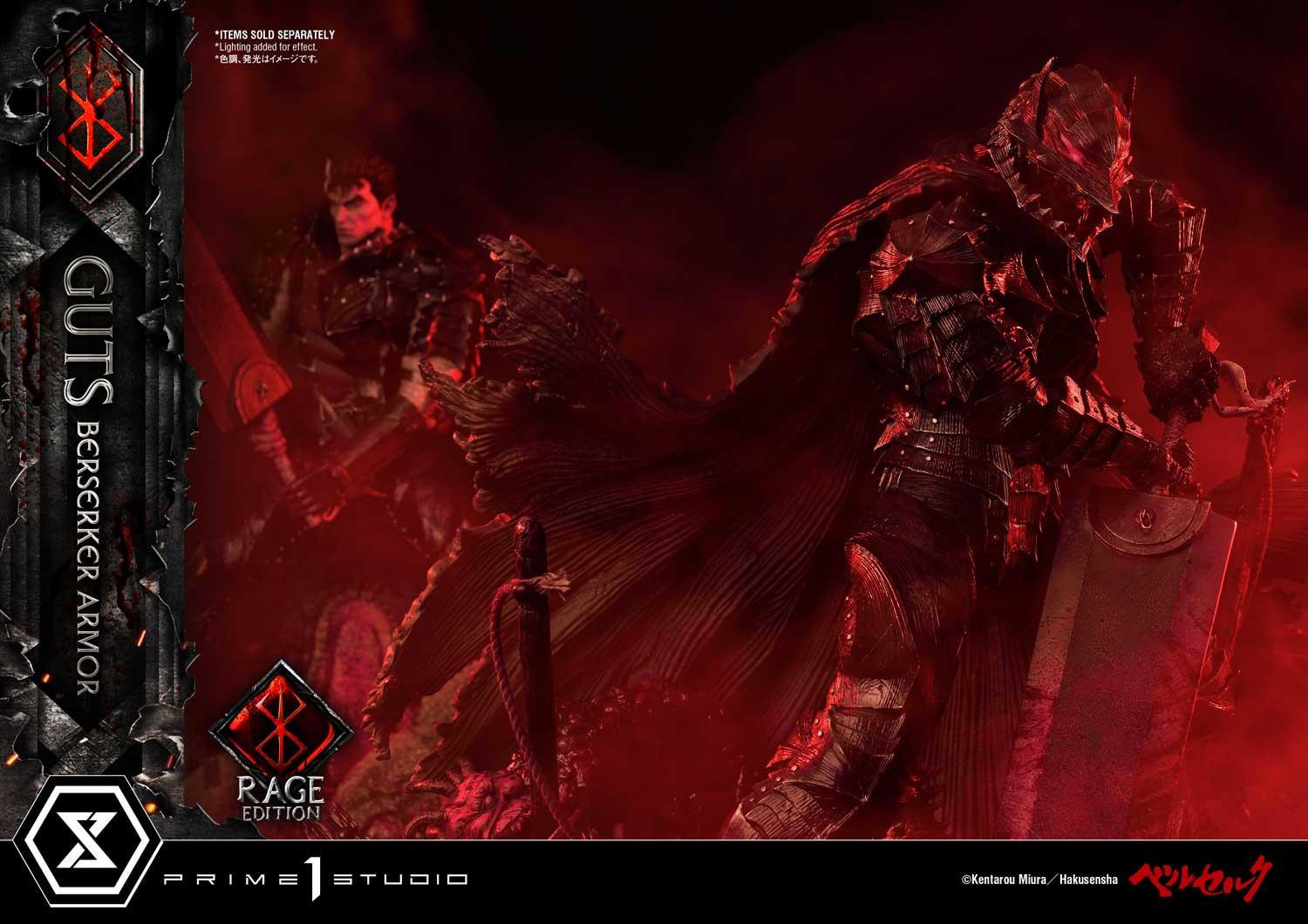 Berserk - Guts - Ultimate Premium Masterline  (UPMBR-18) - 1/4 - Berserker Armor, Rage Edition (Prime 1 Studio) photo 48