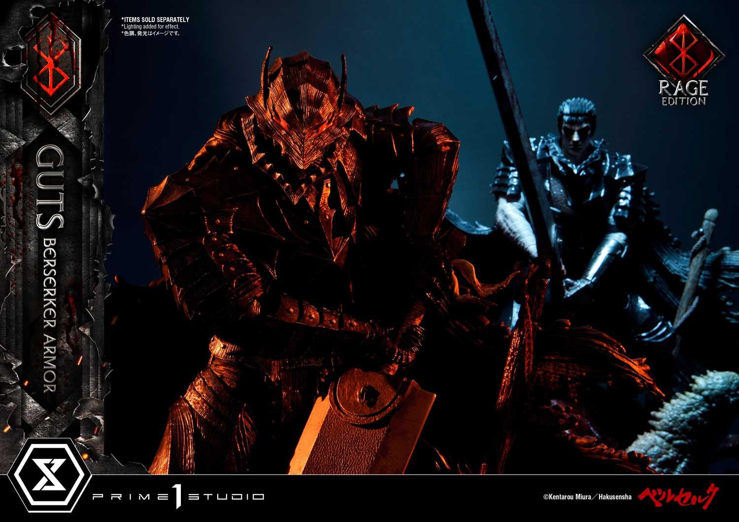 Berserk - Guts - Ultimate Premium Masterline  (UPMBR-18) - 1/4 - Berserker Armor, Rage Edition (Prime 1 Studio) photo 49