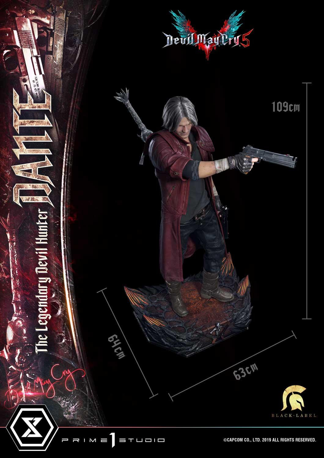 Devil May Cry 5 - Dante - High Definition Museum Masterline Black Label  (HDDMBLDMCV-01) - 1/2 (Prime 1 Studio) photo 11