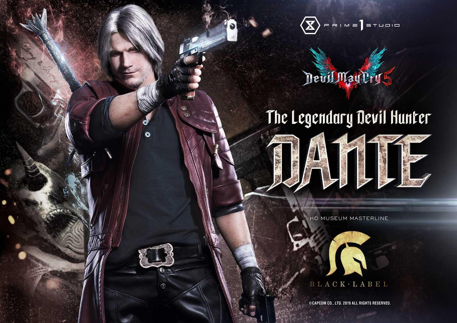 Devil May Cry 5 - Dante - High Definition Museum Masterline Black Label  (HDDMBLDMCV-01) - 1/2 (Prime 1 Studio) photo 35