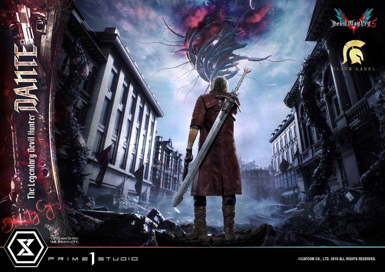 Devil May Cry 5 - Dante - High Definition Museum Masterline Black Label  (HDDMBLDMCV-01) - 1/2 (Prime 1 Studio) photo 36