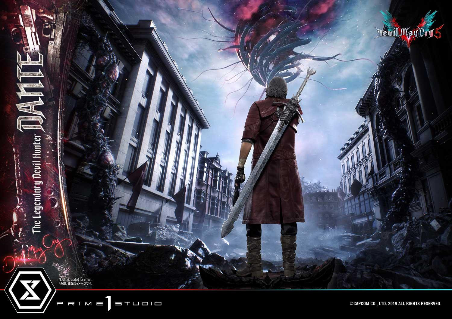 Devil May Cry 5 - Dante - High Definition Museum Masterline Black Label  (HDDMBLDMCV-01) - 1/2 (Prime 1 Studio) photo 45