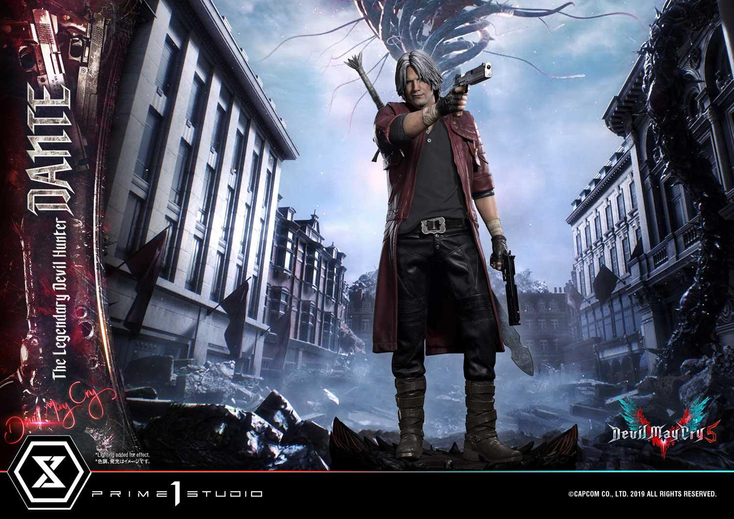 Devil May Cry 5 - Dante - High Definition Museum Masterline Black Label  (HDDMBLDMCV-01) - 1/2 (Prime 1 Studio) photo 48