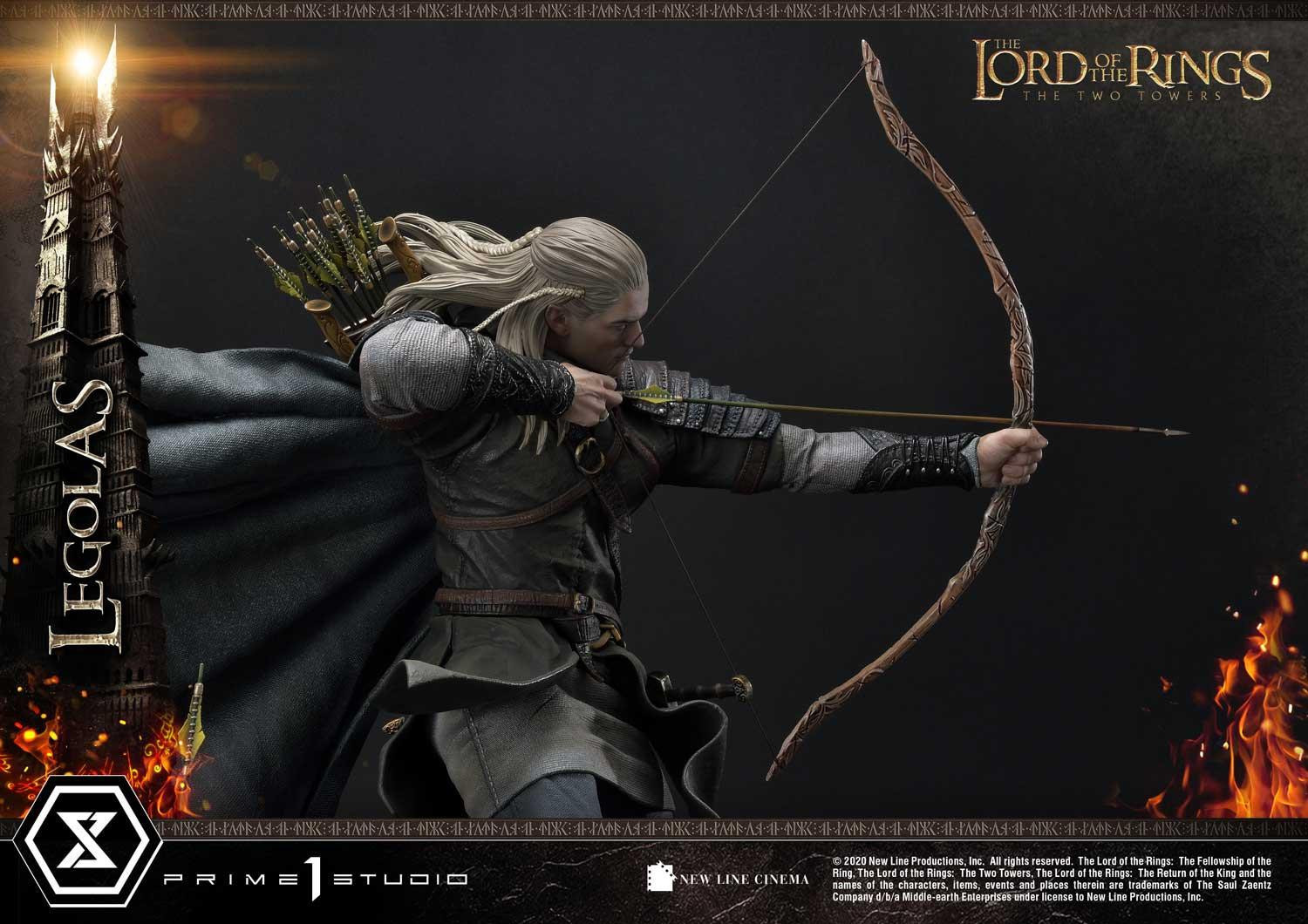 Lord of the Rings: The Two Towers - Legolas - Uruk-hai - Premium Masterline  (PMLOTR-05S) - 1/4 - Bonus Version (Prime 1 Studio) photo 3