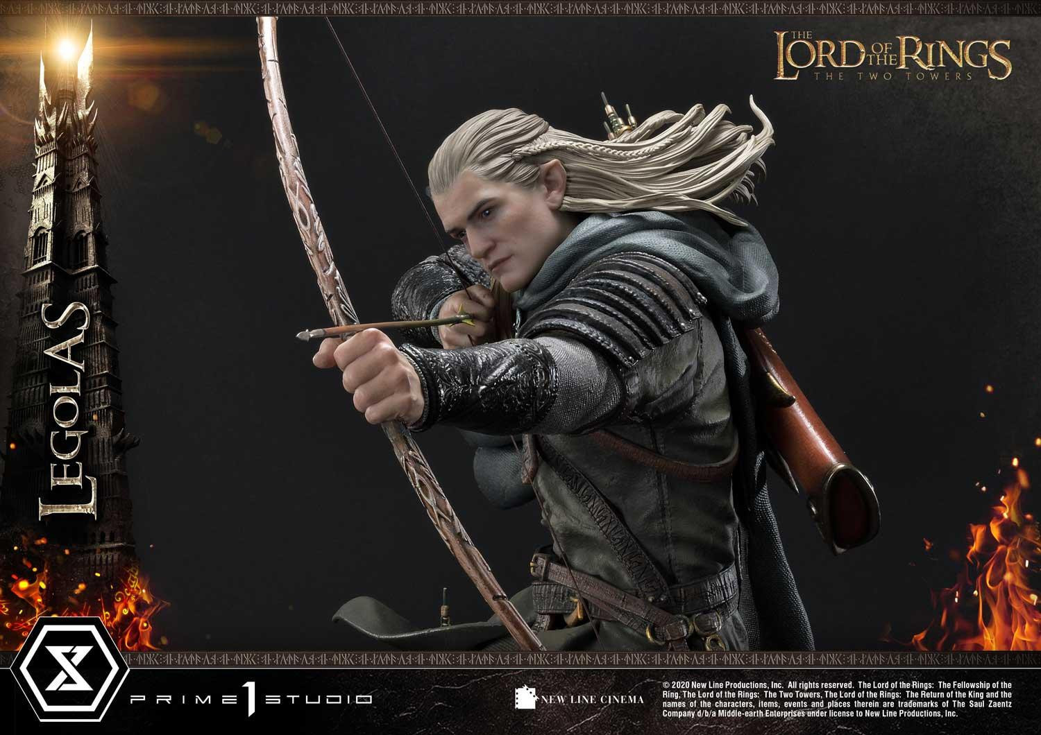 Lord of the Rings: The Two Towers - Legolas - Uruk-hai - Premium Masterline  (PMLOTR-05S) - 1/4 - Bonus Version (Prime 1 Studio) photo 6