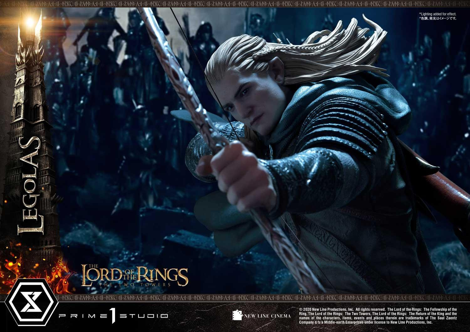 Lord of the Rings: The Two Towers - Legolas - Uruk-hai - Premium Masterline  (PMLOTR-05S) - 1/4 - Bonus Version (Prime 1 Studio) photo 12