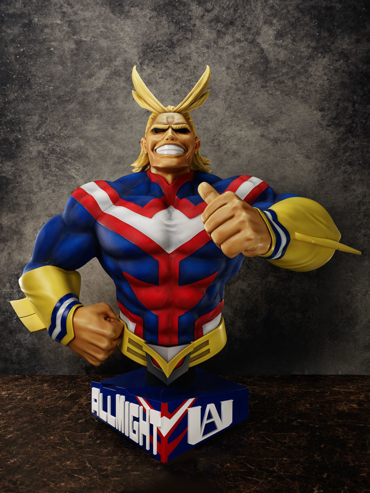 Boku no Hero Academia - All Might - Bust - F:Nex - 1/1 (FuRyu, Takara Tomy)