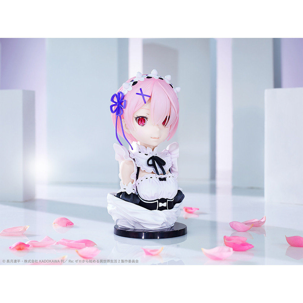 Re:Zero kara Hajimeru Isekai Seikatsu - Ram - ArtScale - Bust - Ichiban Kuji - Ichiban Kuji Re:Zero kara Hajimeru Isekai Seikatsu Yorokobi nasai, Ryoutenihana tte Yatsu yo  (A Prize) - 1/3 (Bandai Spirits) photo 3