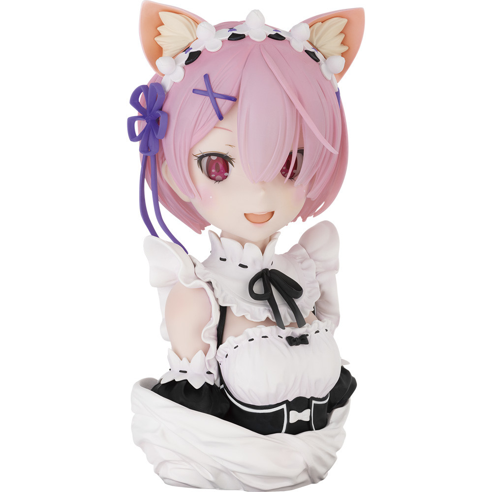 Re:Zero kara Hajimeru Isekai Seikatsu - Ram - ArtScale - Bust - Ichiban Kuji - Ichiban Kuji Re:Zero kara Hajimeru Isekai Seikatsu Yorokobi nasai, Ryoutenihana tte Yatsu yo  (Last One Prize) - 1/3 - Last One ver. (Bandai Spirits) photo 2