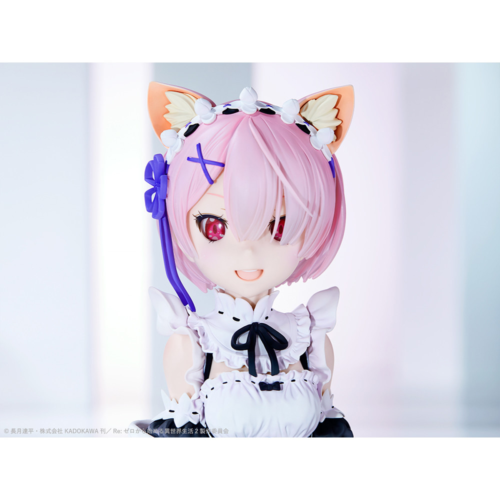 Re:Zero kara Hajimeru Isekai Seikatsu - Ram - ArtScale - Bust - Ichiban Kuji - Ichiban Kuji Re:Zero kara Hajimeru Isekai Seikatsu Yorokobi nasai, Ryoutenihana tte Yatsu yo  (Last One Prize) - 1/3 - Last One ver. (Bandai Spirits) photo 6