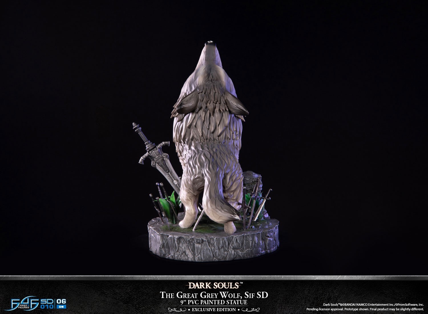 Dark Souls - Haiiro no Dai Ookami Sif - Dark Souls SD  (SD010|06DS) - Exclusive Edition (First 4 Figures) photo 2
