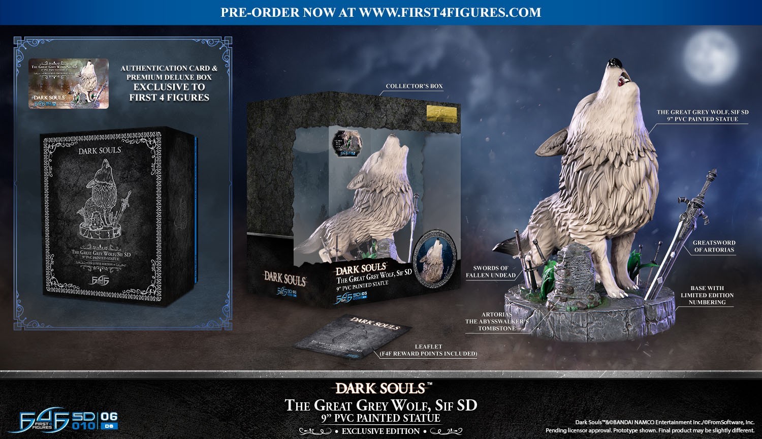 Dark Souls - Haiiro no Dai Ookami Sif - Dark Souls SD  (SD010|06DS) - Exclusive Edition (First 4 Figures) photo 9