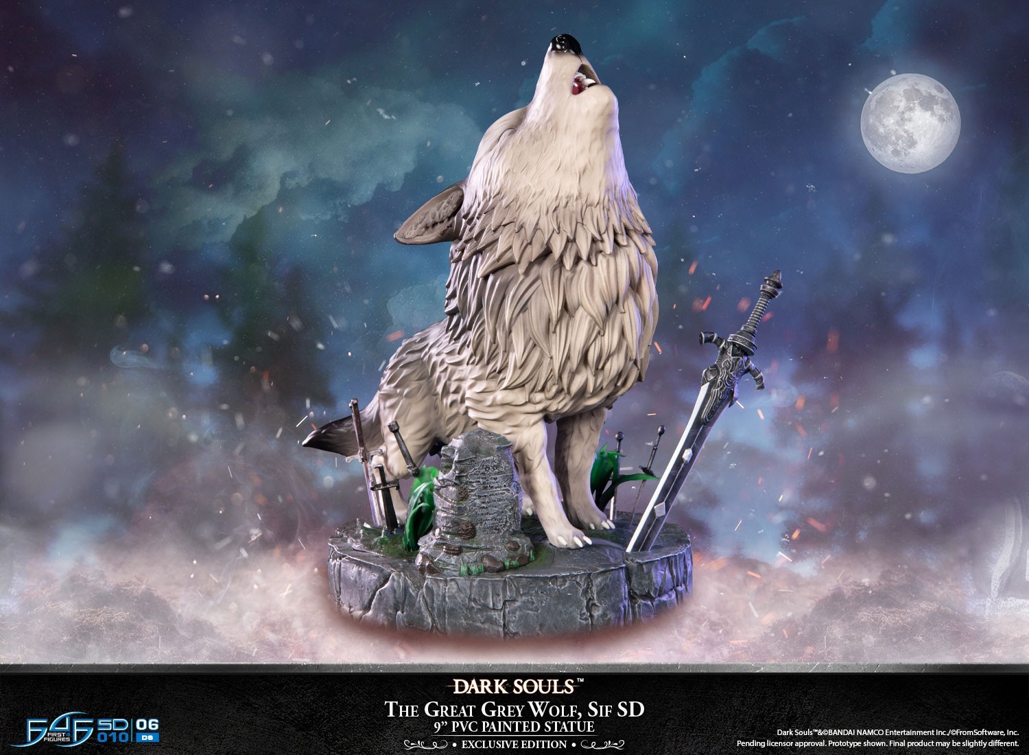 Dark Souls - Haiiro no Dai Ookami Sif - Dark Souls SD  (SD010|06DS) - Exclusive Edition (First 4 Figures) photo 17