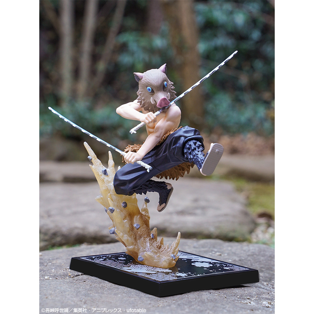 Kimetsu no Yaiba - Hashibira Inosuke - Ichiban Kuji - Ichiban Kuji Kimetsu no Yaiba ~Shi~ Dare Yori mo Kyoujin na Yaiba to Nare (D Prize) (Bandai Spirits) photo 3