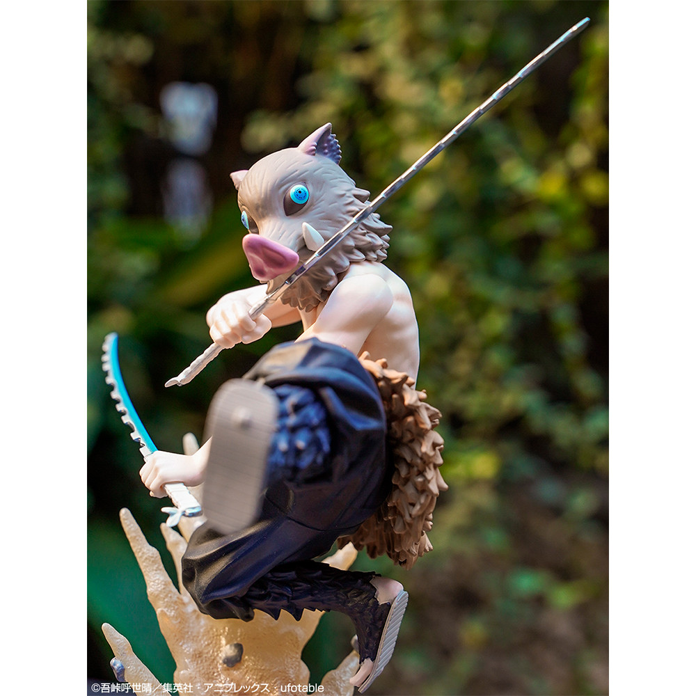 Kimetsu no Yaiba - Hashibira Inosuke - Ichiban Kuji - Ichiban Kuji Kimetsu no Yaiba ~Shi~ Dare Yori mo Kyoujin na Yaiba to Nare (D Prize) (Bandai Spirits) photo 8