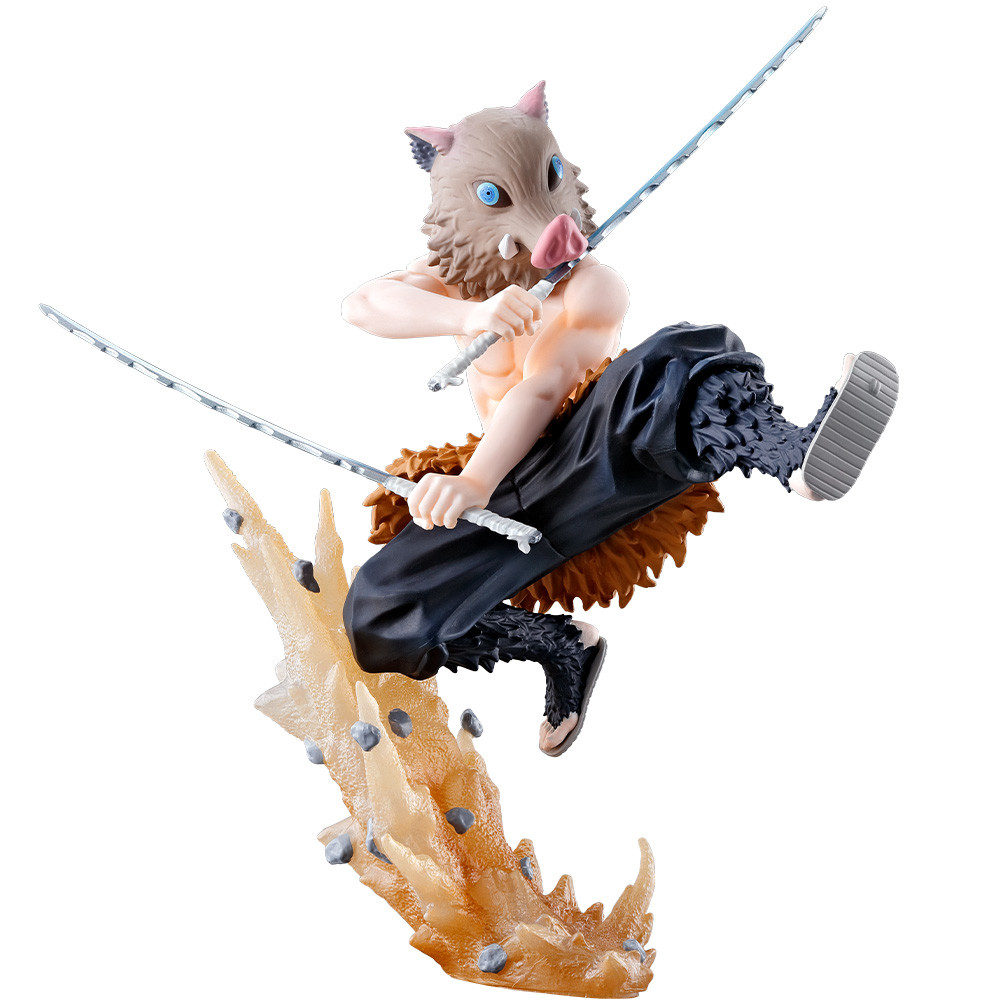 Kimetsu no Yaiba - Hashibira Inosuke - Ichiban Kuji - Ichiban Kuji Kimetsu no Yaiba ~Shi~ Dare Yori mo Kyoujin na Yaiba to Nare (D Prize) (Bandai Spirits) photo 9