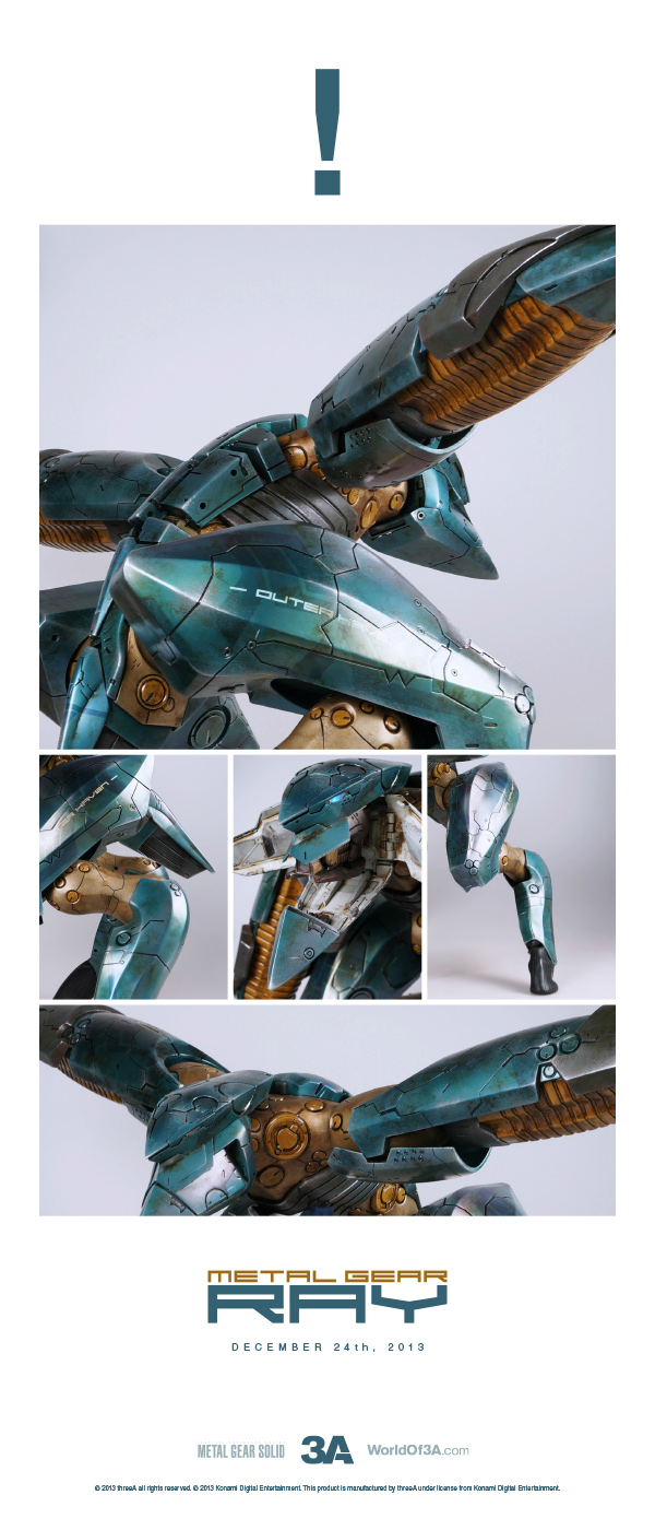 Metal Gear Solid 4: Guns of the Patriots - Metal Gear Ray - 1/48 (3A Toys, Konami) photo 9
