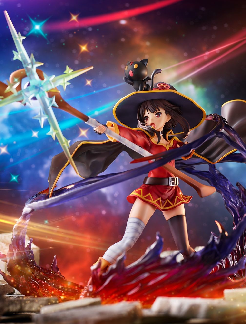 Kono Subarashii Sekai ni Shukufuku o! - Chomusuke - Megumin - Shibuya Scramble Figure - 1/7 - Explosion ver. (Alpha Satellite, eStream) photo 2