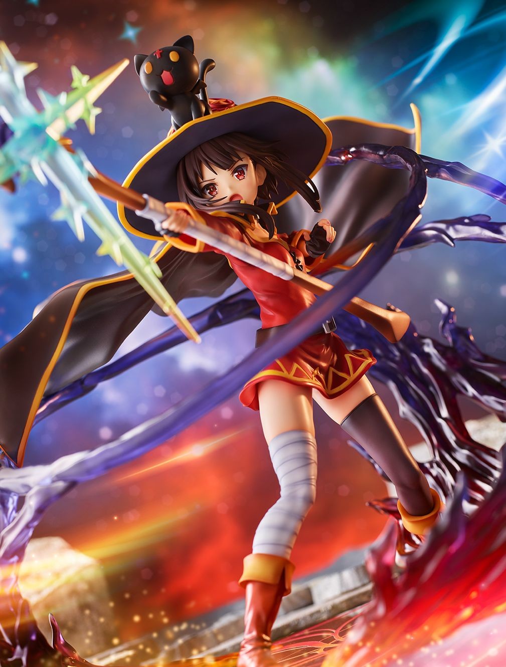 Kono Subarashii Sekai ni Shukufuku o! - Chomusuke - Megumin - Shibuya Scramble Figure - 1/7 - Explosion ver. (Alpha Satellite, eStream) photo 4