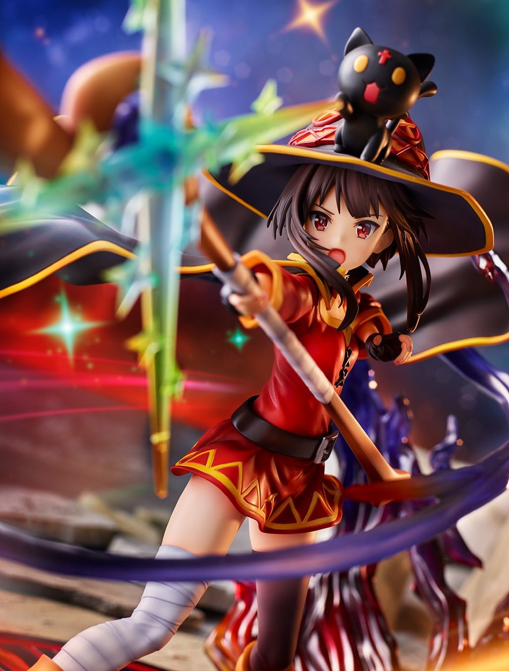 Kono Subarashii Sekai ni Shukufuku o! - Chomusuke - Megumin - Shibuya Scramble Figure - 1/7 - Explosion ver. (Alpha Satellite, eStream) photo 6