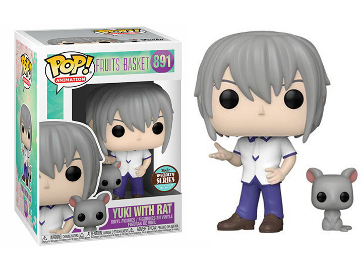 Fruits Basket - Soma Yuki - POP! Animation  (891) - POP! Vinyl - With Rat (Funko Toys)