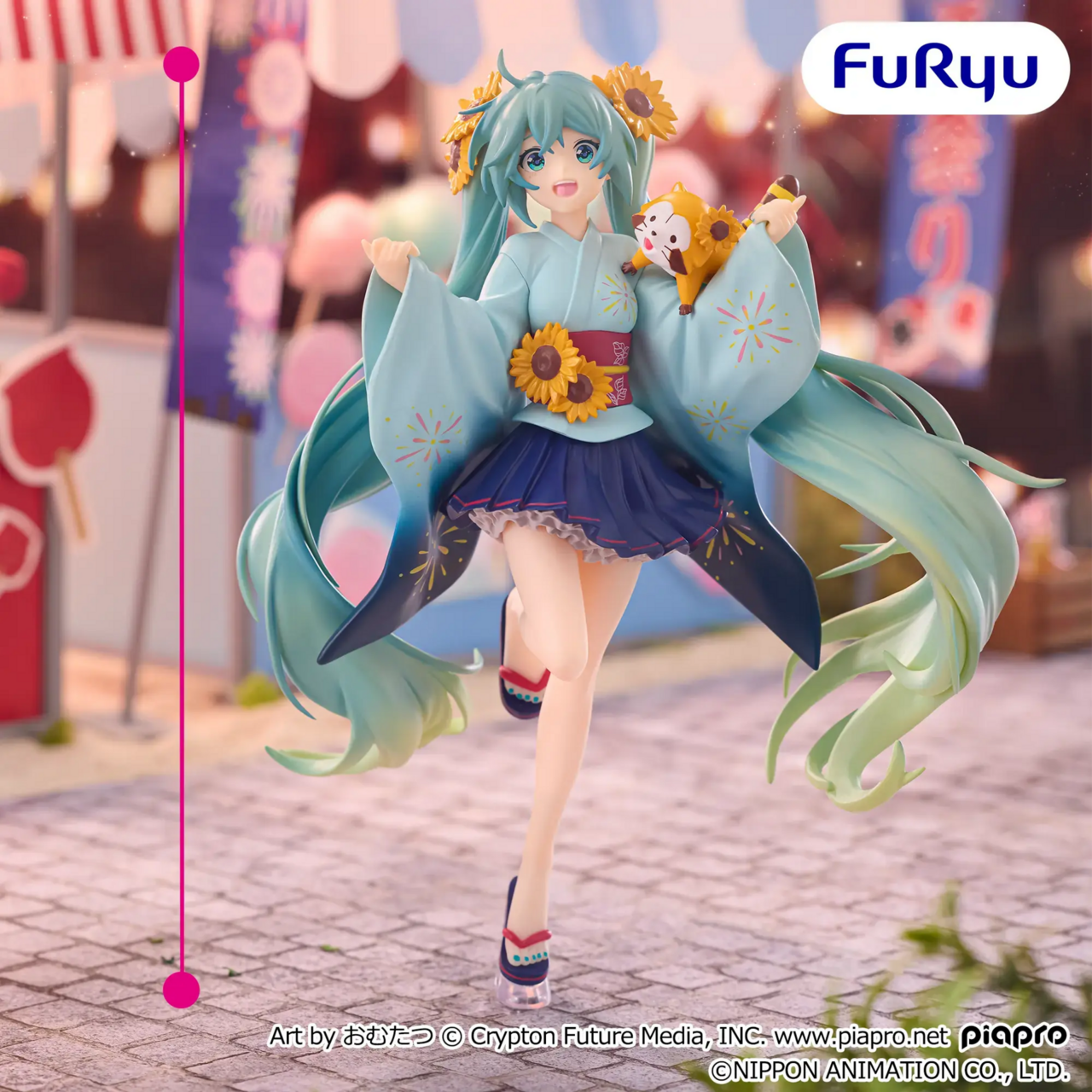 Araiguma Rascal - Vocaloid - Hatsune Miku - Rascal - Hatsune Miku x Rascal - Special Figure - Summer Festival (FuRyu) photo 2