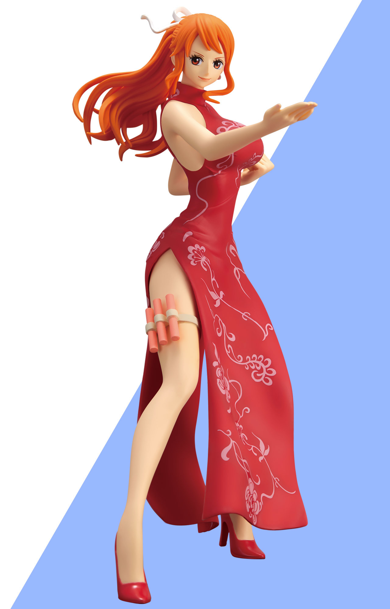 One Piece - Nami - Glitter & Glamours (Kung Fu Style) - Red (Bandai Spirits)