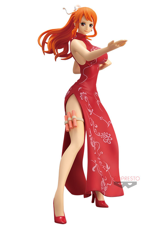 One Piece - Nami - Glitter & Glamours  (Kung Fu Style) - Red (Bandai Spirits) photo 3