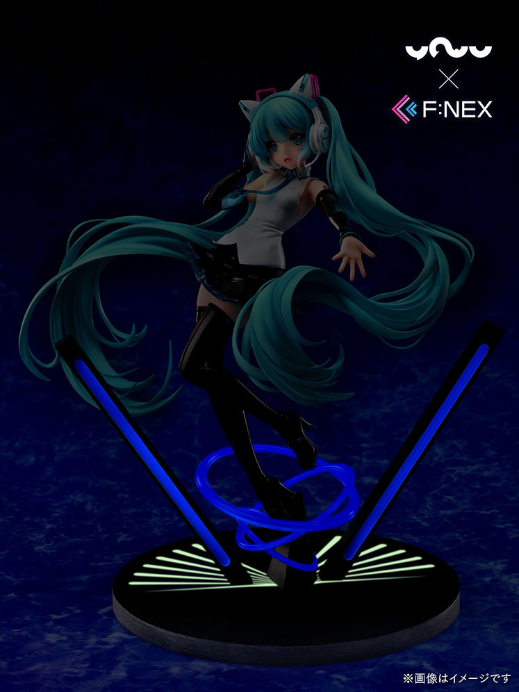 Piapro Characters - Hatsune Miku - F:Nex - 1/7 - Nekomimi Headphone Ver. (FuRyu) photo 3