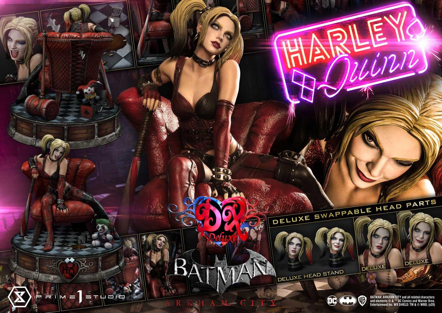 Batman: Arkham City - Harley Quinn - Museum Masterline Series (MMDC-47DXS) - 1/3 - DX Bonus Version (Prime 1 Studio) photo 2