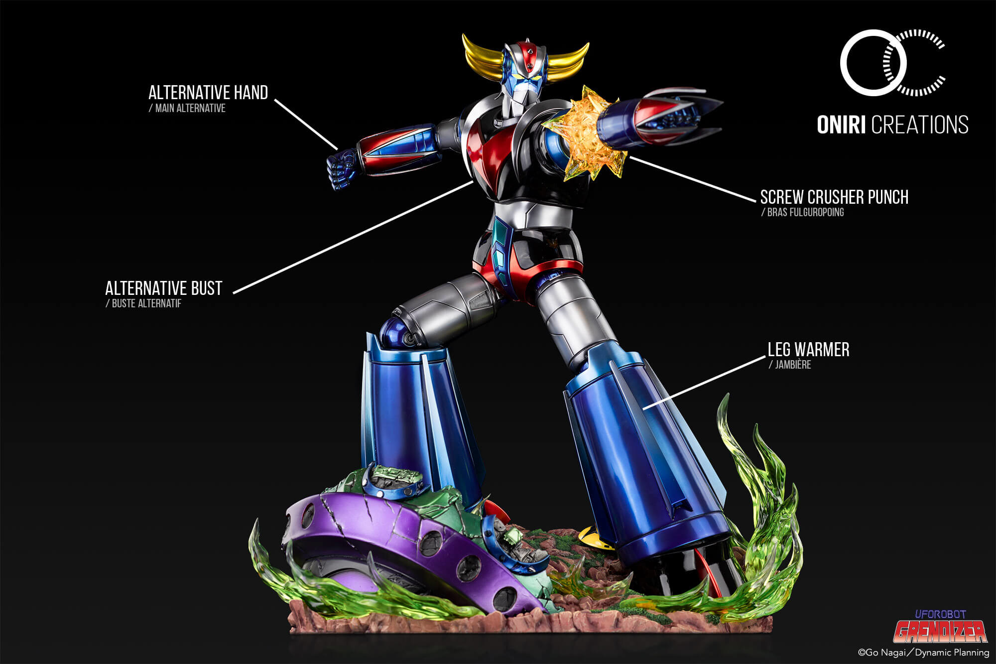 UFO Robo Grendizer - Giru Giru - Grendizer - Premium Statue - 1/50 (Oniri Creations) photo 20