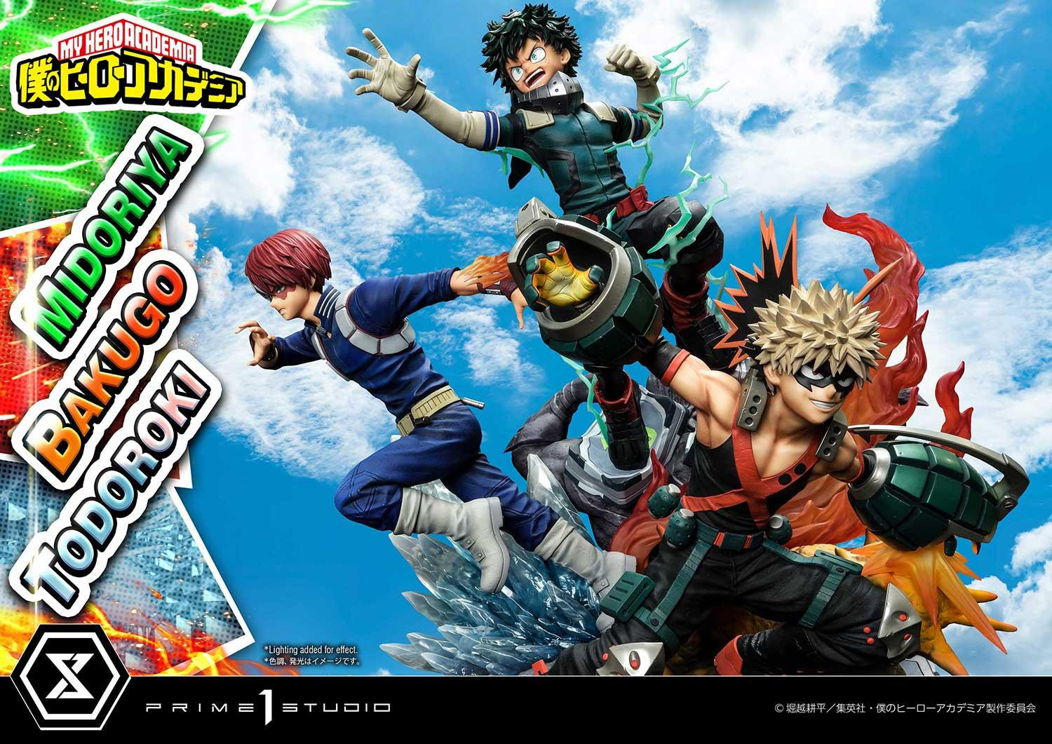 Boku no Hero Academia - Bakugo Katsuki - Midoriya Izuku - Todoroki Shoto - Ultimate Premium Masterline  (UPMMHA-01) - 1/4 (Prime 1 Studio) photo 9