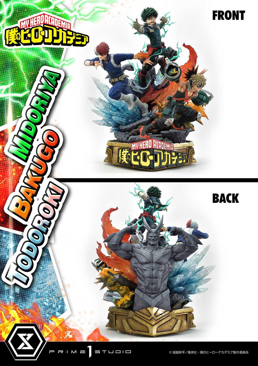 Boku no Hero Academia - Bakugo Katsuki - Midoriya Izuku - Todoroki Shoto - Ultimate Premium Masterline  (UPMMHA-01) - 1/4 (Prime 1 Studio) photo 12