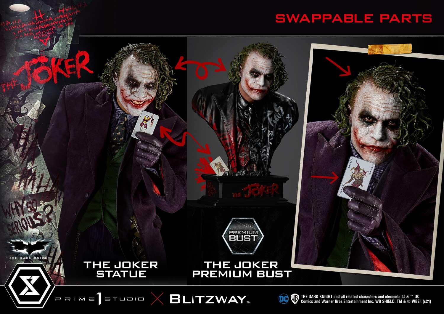 The Dark Knight - Joker - Museum Masterline Series  (MMTDK-01) - 1/3 (Blitzway, Prime 1 Studio) photo 2