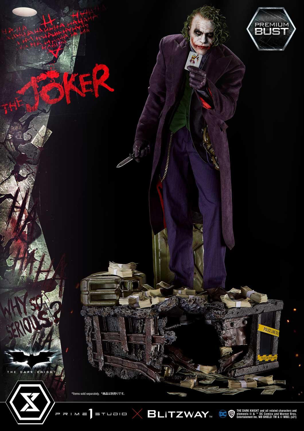 The Dark Knight - Joker - Museum Masterline Series  (MMTDK-01) - 1/3 (Blitzway, Prime 1 Studio) photo 3