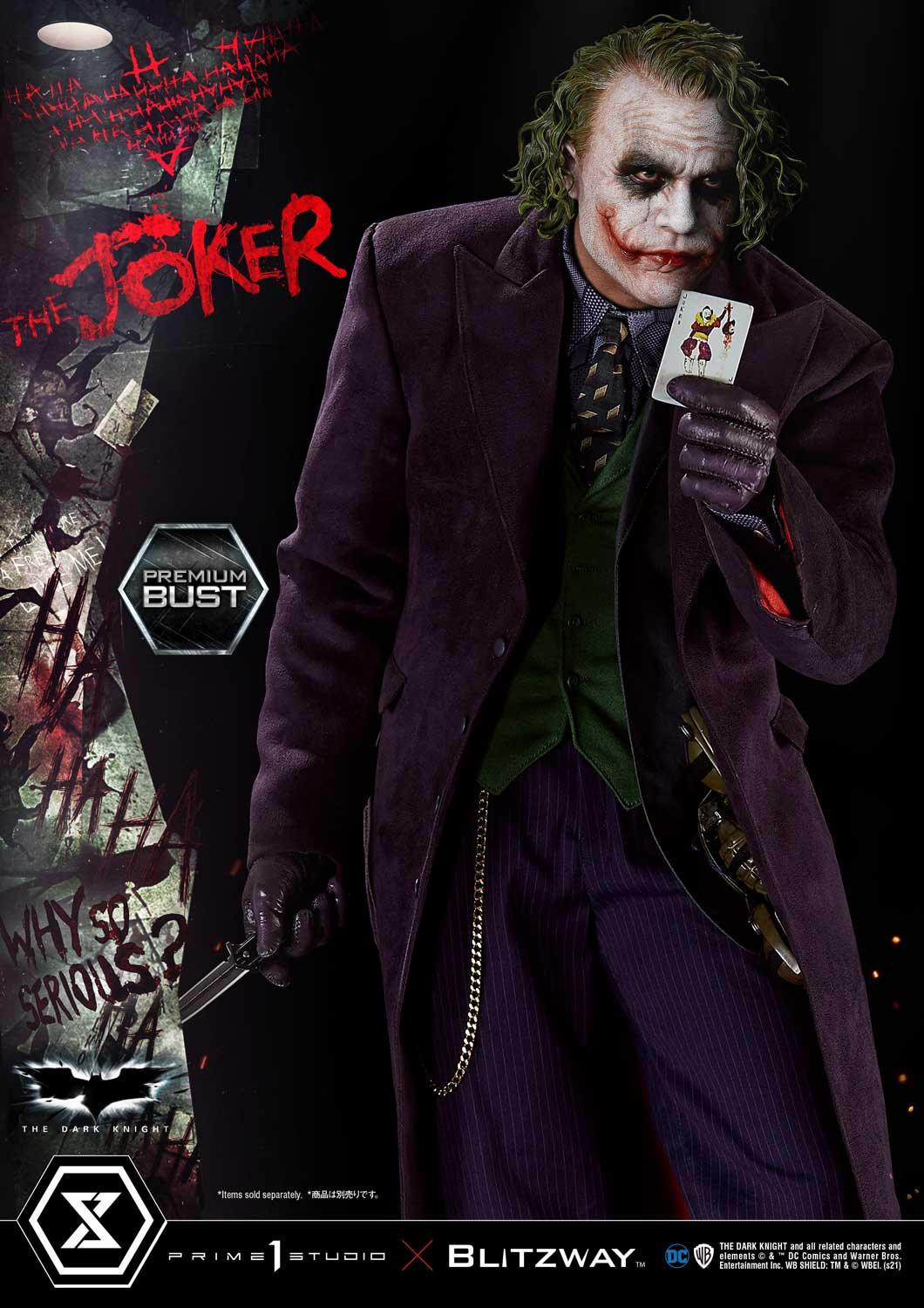 The Dark Knight - Joker - Museum Masterline Series  (MMTDK-01) - 1/3 (Blitzway, Prime 1 Studio) photo 4